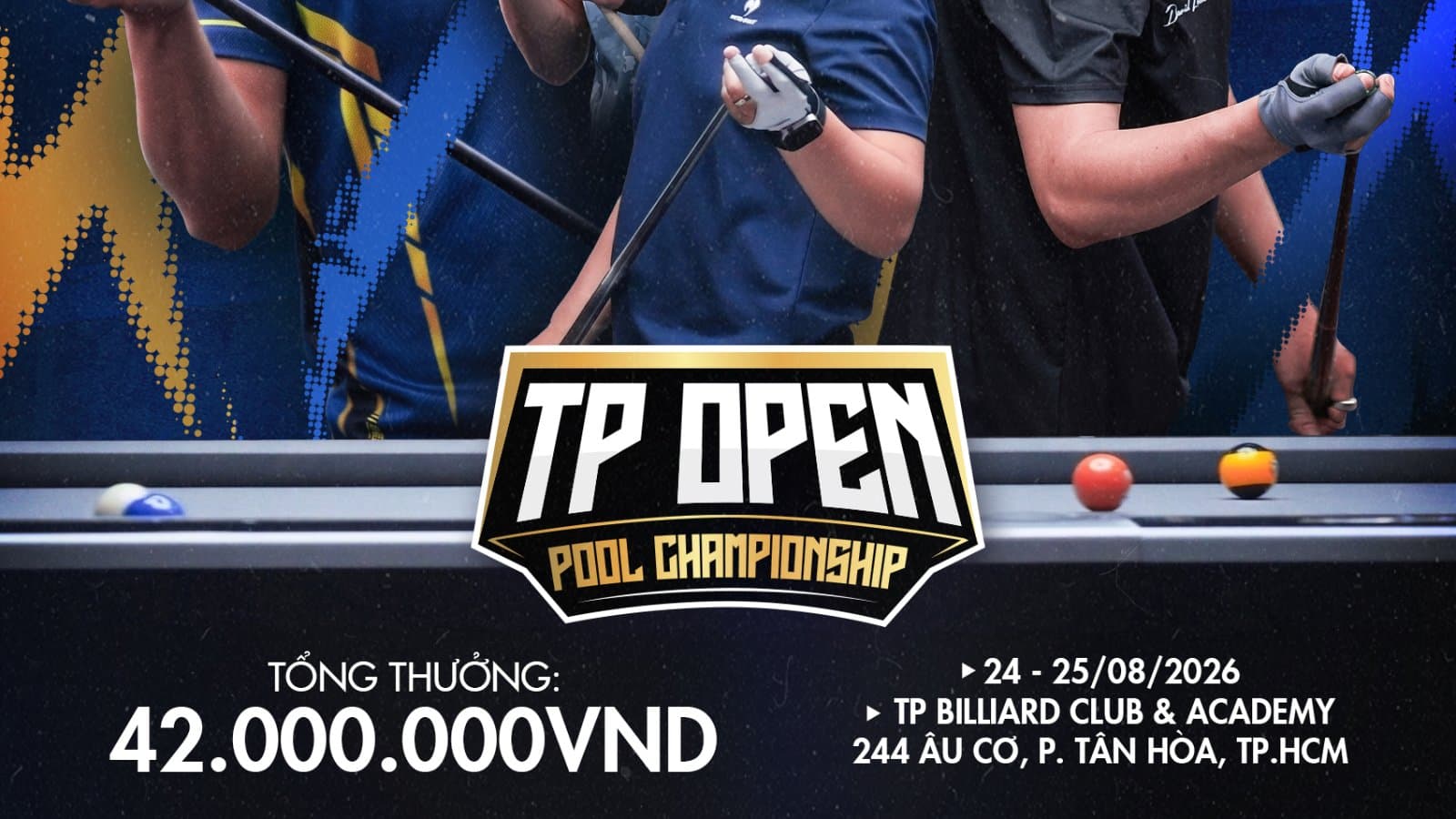 TP OPEN POOL CHAMPIONSHIP | D • E • F • G | 9-BALL | 24 - 25/08/2026