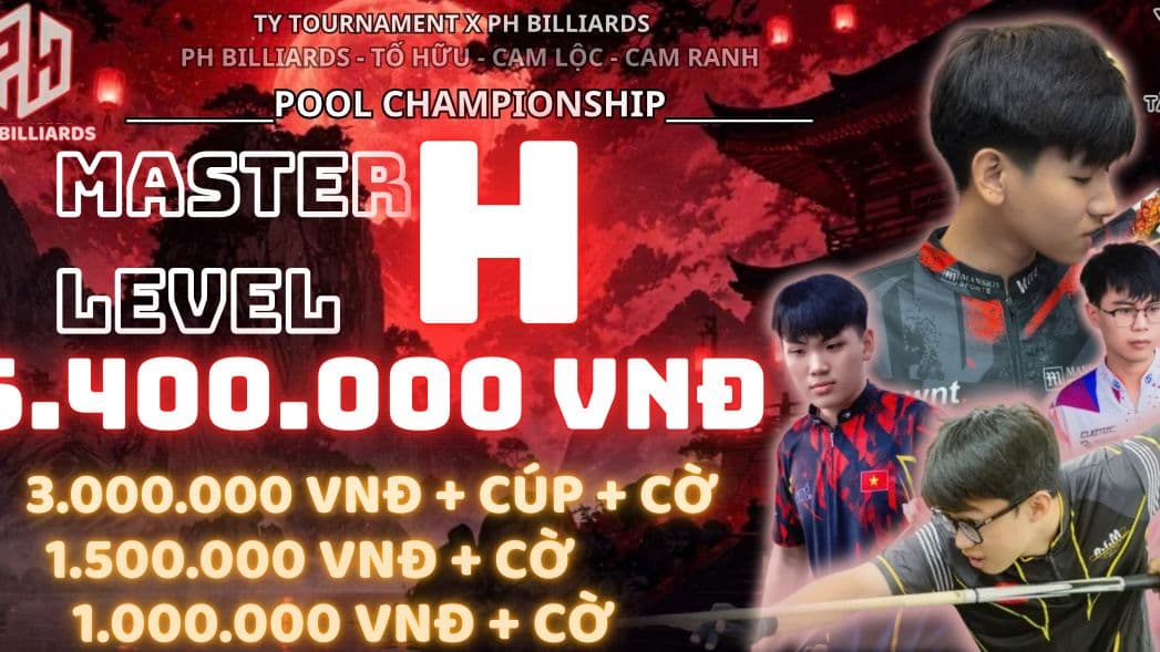 Master Level H x PH Billiards