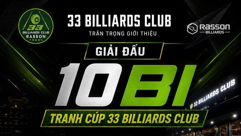 33 BILLIARDS F-G-H 10-BALL TOURNAMENT