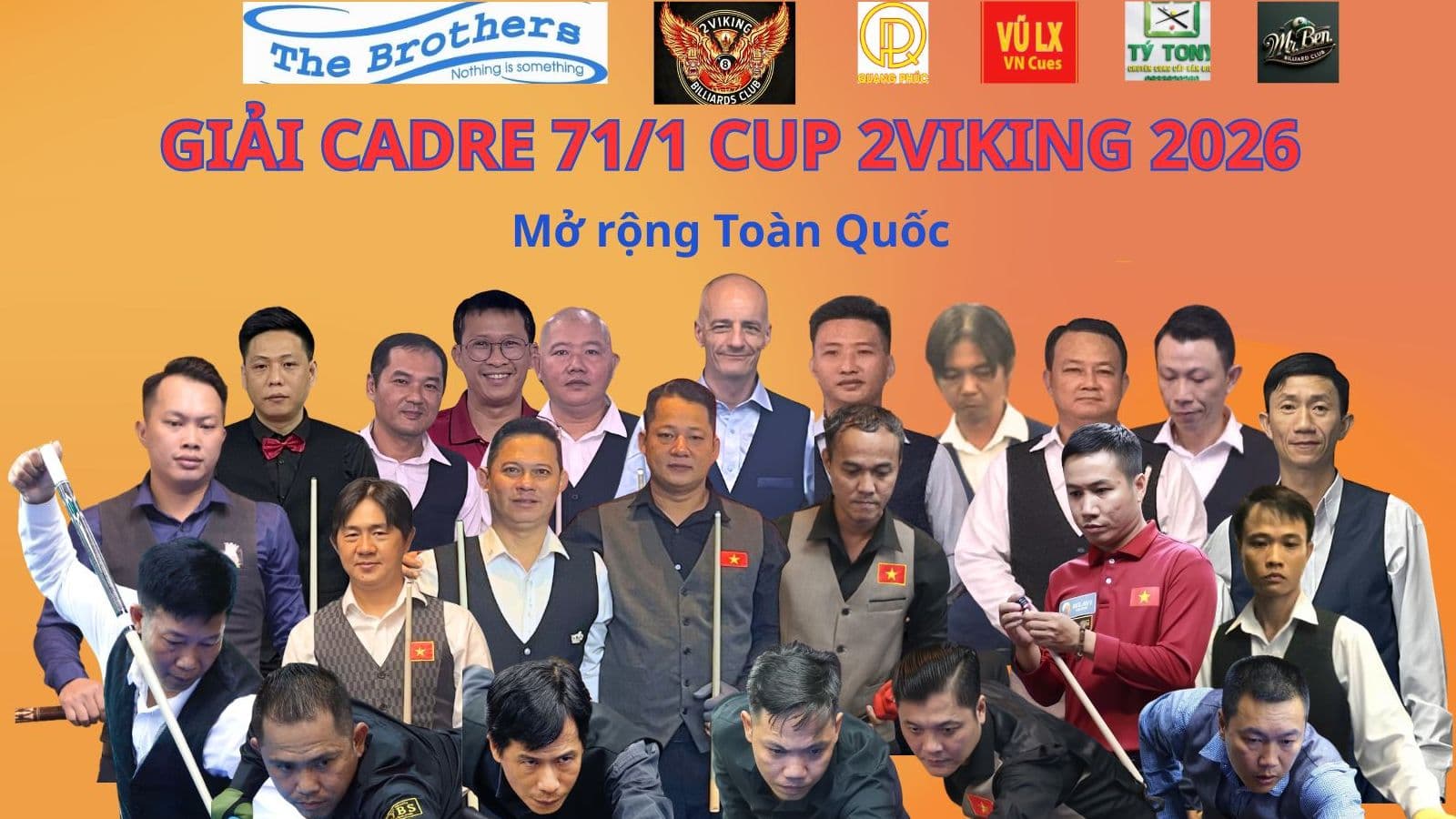HẠNG C - GIẢI CADRE 71/1 MỞ RỘNG TOÀN QUỐC TRANH CUP 2VIKING 2026